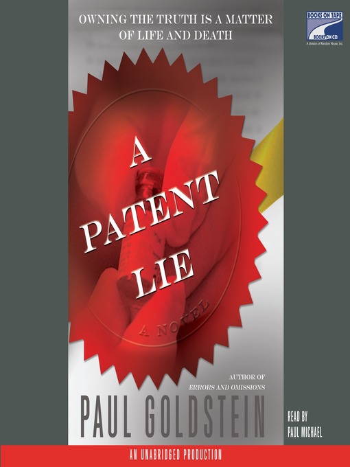 Title details for A Patent Lie by Paul Goldstein - Available